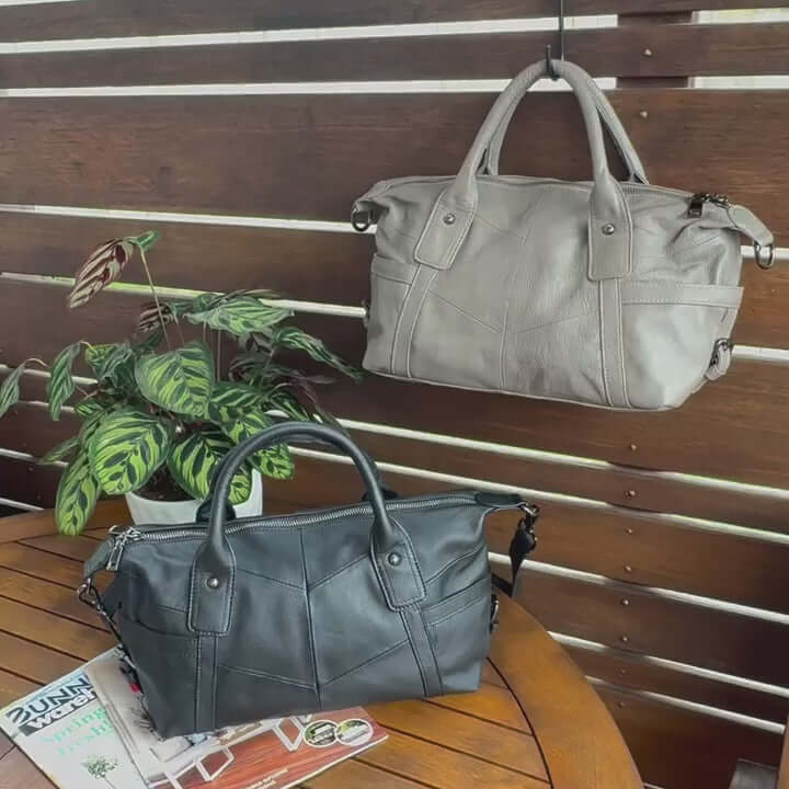 Leather Handbag – Versatile Shoulder & Crossbody Style