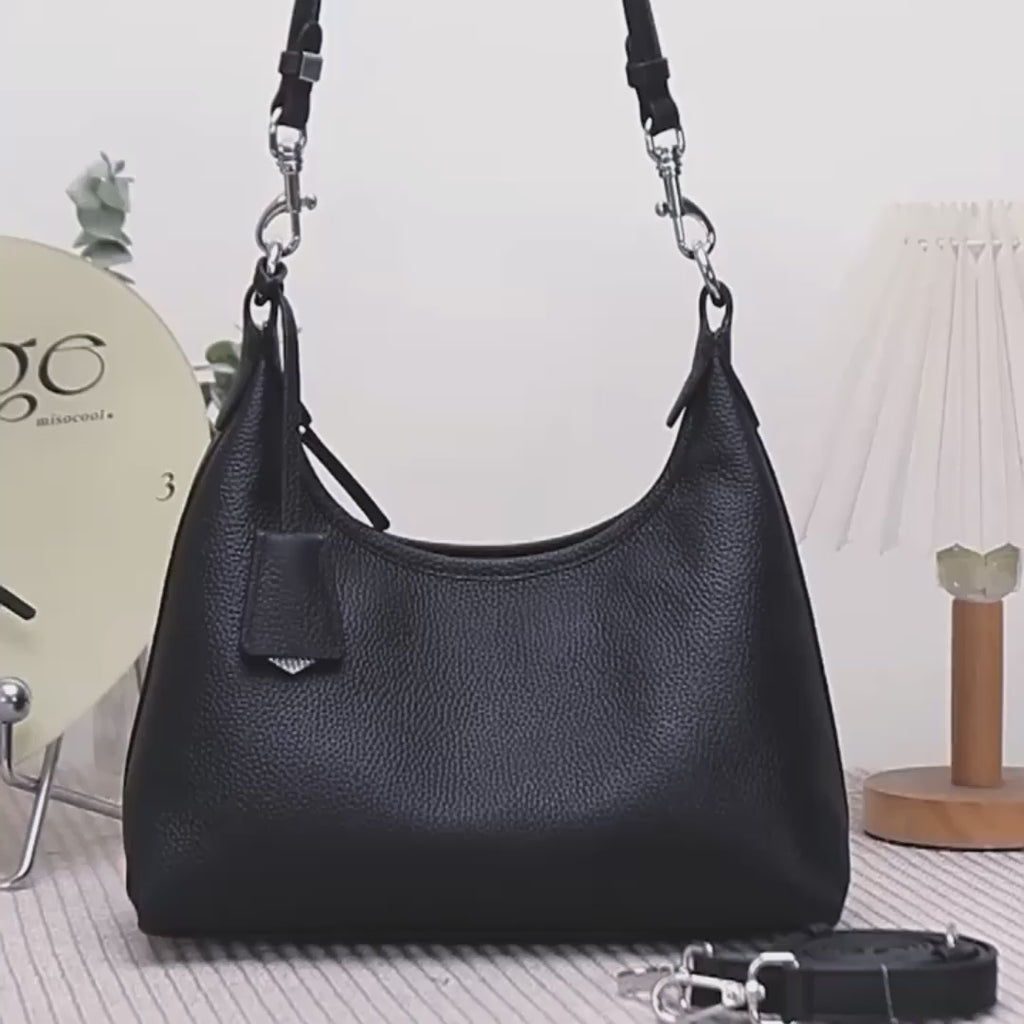 Leather Shoulder Bag – Handheld & Crossbody Design