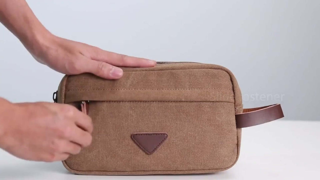 Multifunctional Toiletry & Travel Organizer Bag - Canvas Makeup Bag