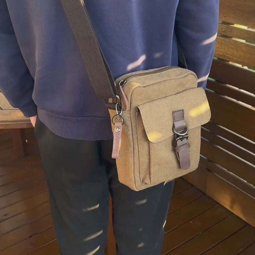 Canvas Small Crossbody Bag | Casual Side Bag