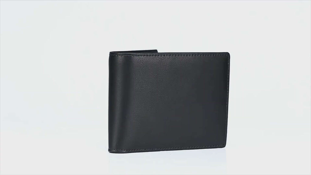 Versatile Leather RFID Folding Wallet