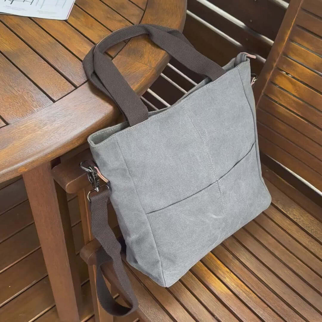 Canvas Tote Bag | Shoulder and Crossbody