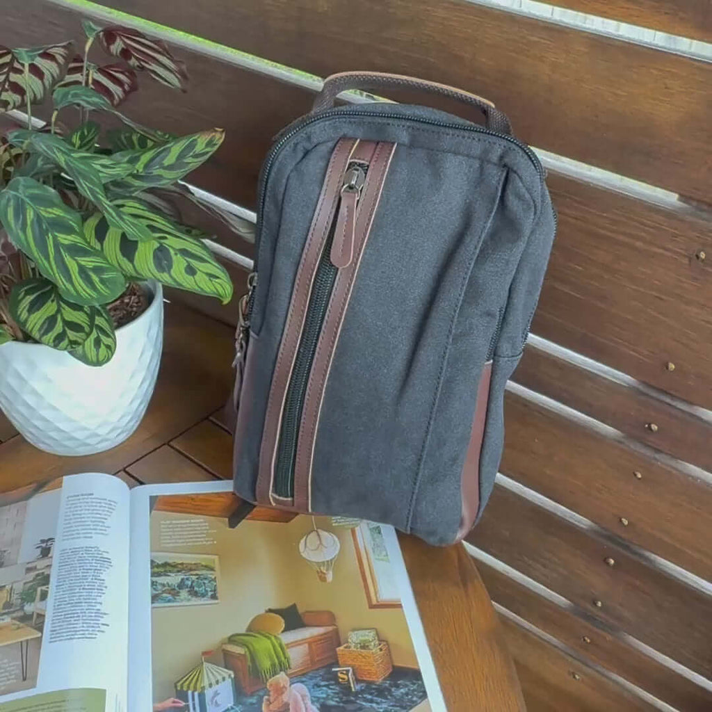 Canvas Chest Sling Bag - Stylish & Functional