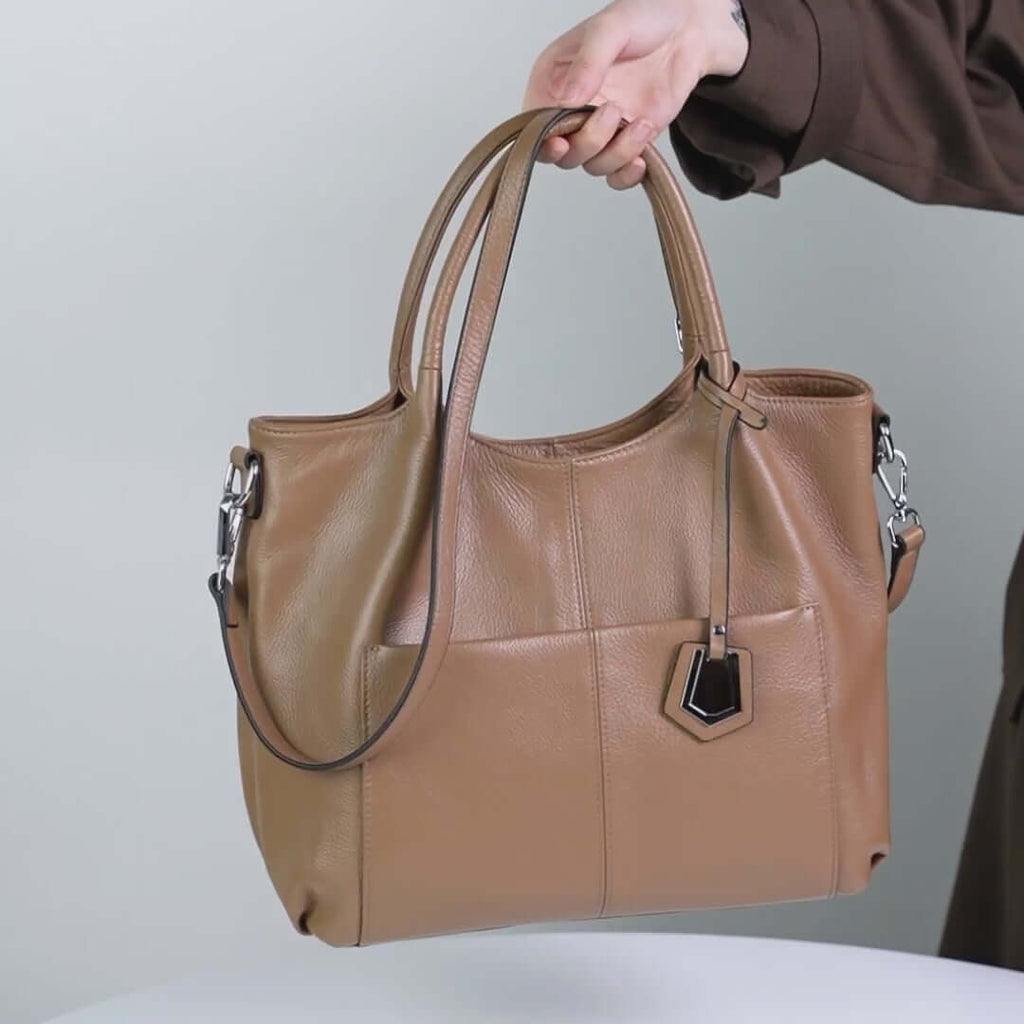Elegant Leather Handbag Shoulder Bag