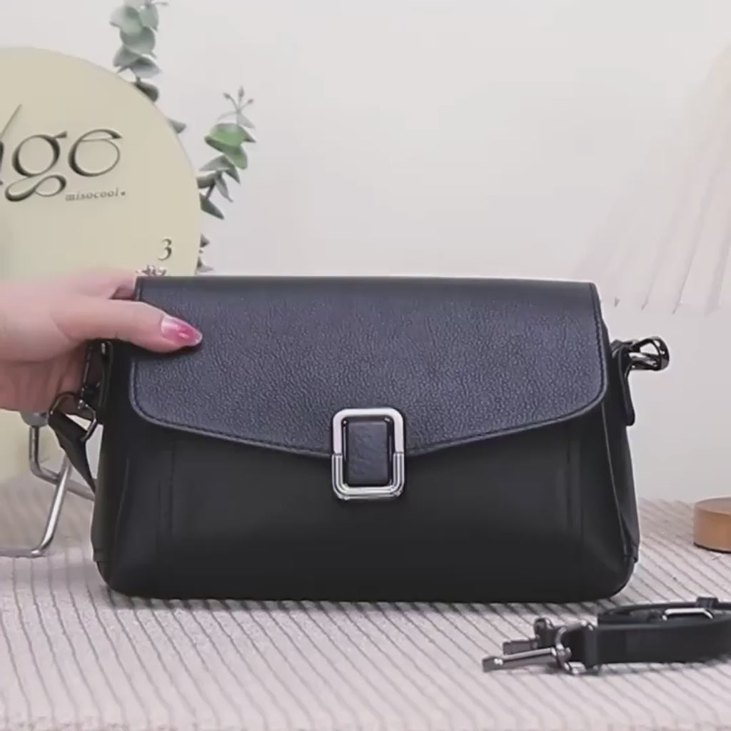 Leather Flap Shoulder Bag – Crossbody & Shoulder Style