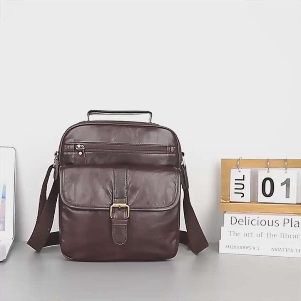 Men's Leather Crossbody Bag