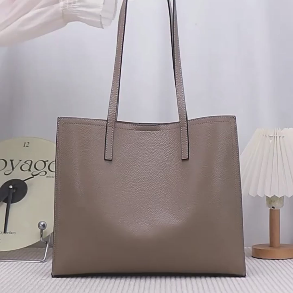 Leather Tote Bag – Organised Multi-Compartment