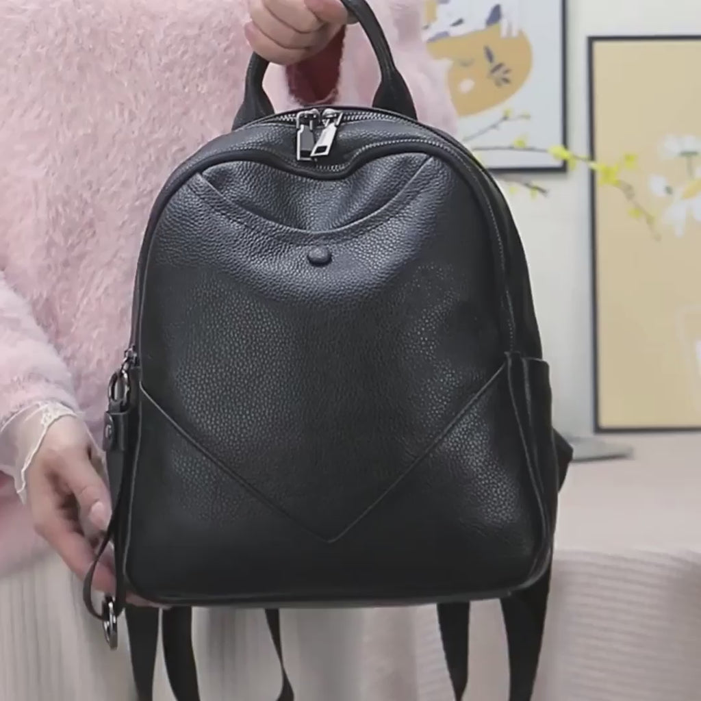 Small Leather Backpack – Everyday Carry