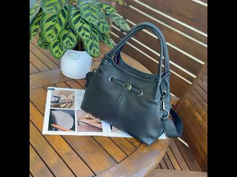 Spacious leather handbag – ideal for daily use, work, and travel