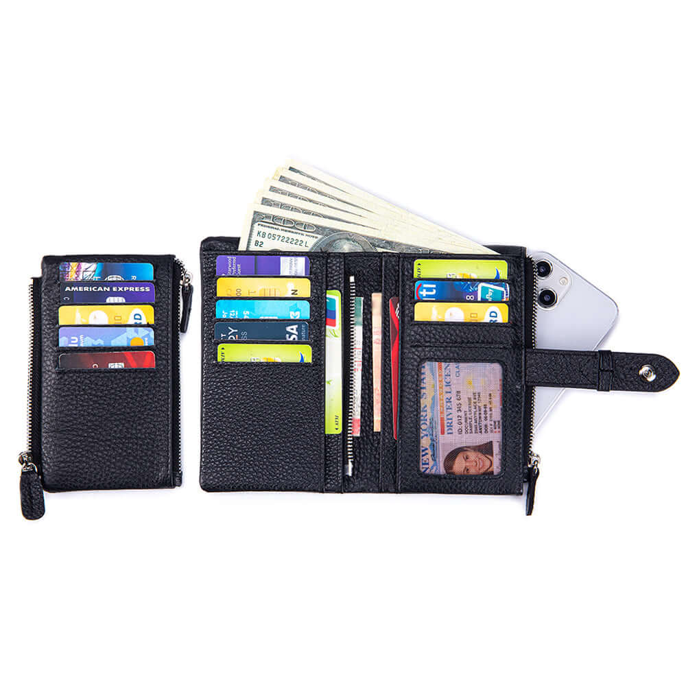 Detachable card holder with 18 slots included