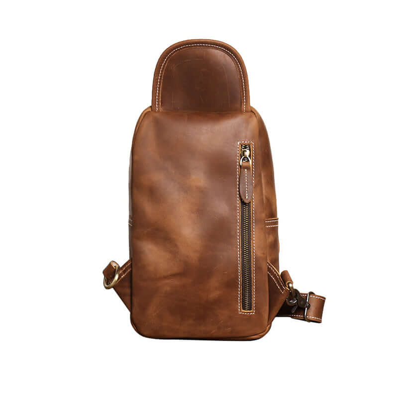 Back view wearing crossbody sling bag