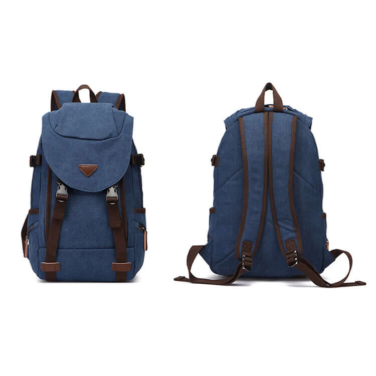 Urban-style men’s canvas backpack for city use