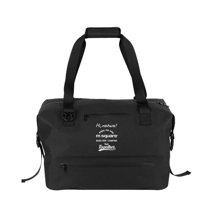 Black edition of the waterproof travel duffle bag.