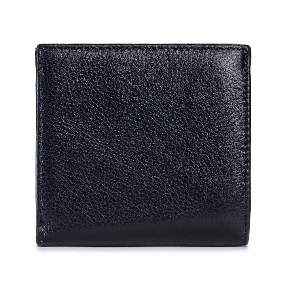 Black leather wallet