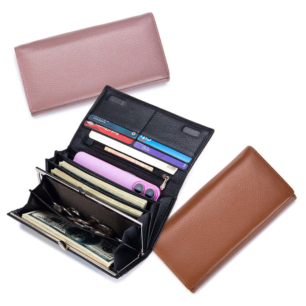 Soft genuine leather women’s wallet