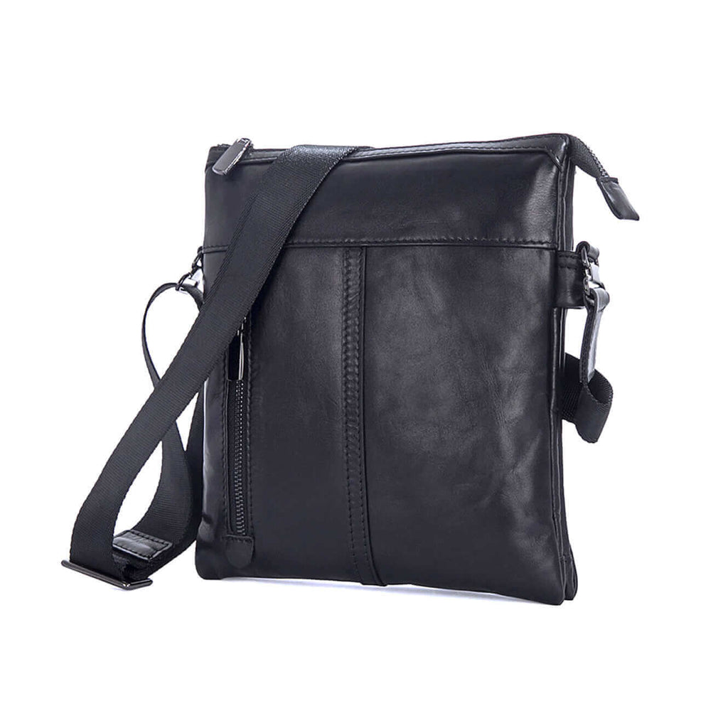 Men Small Leather Messenger Shoulder Bag Crossbody Side Bag Satchel NZ