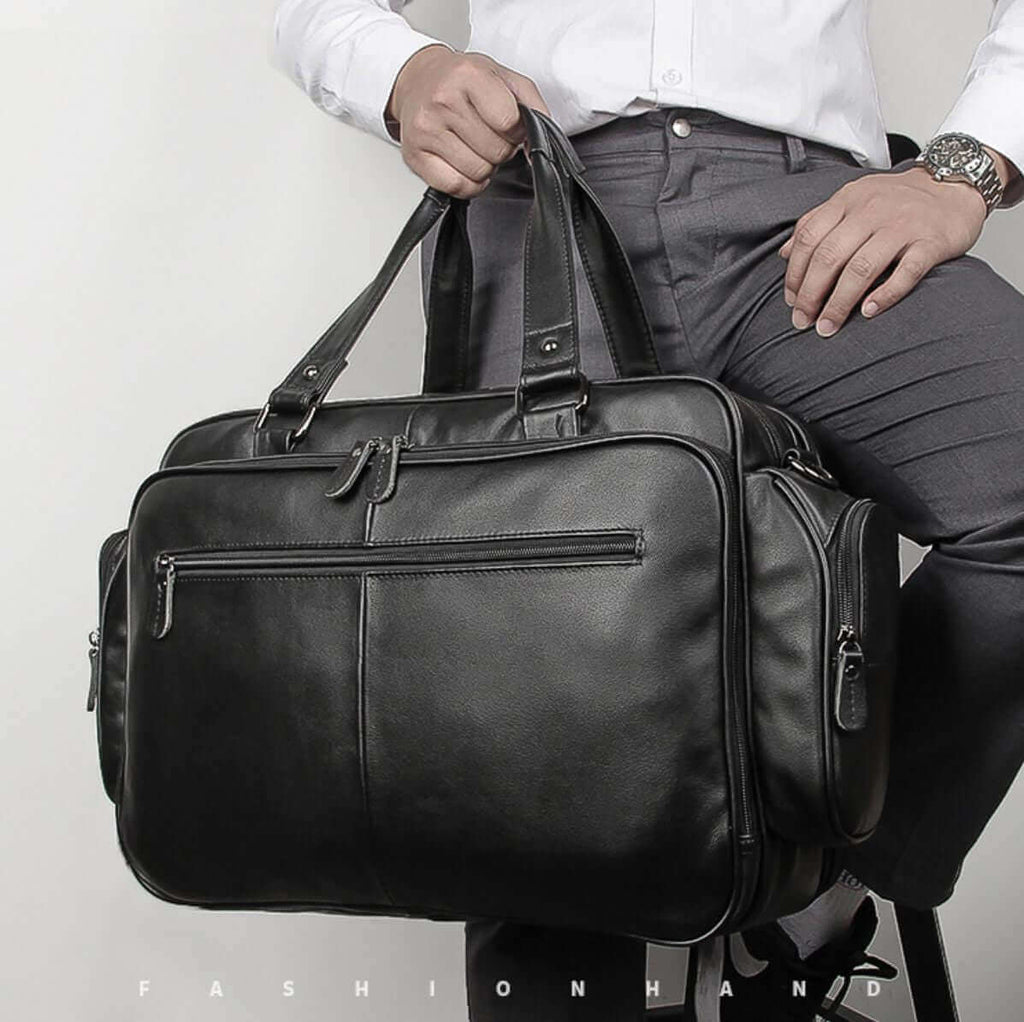 Men's Leather Briefcase Laptop Bag | Handbag, Shoulder and Crossbody