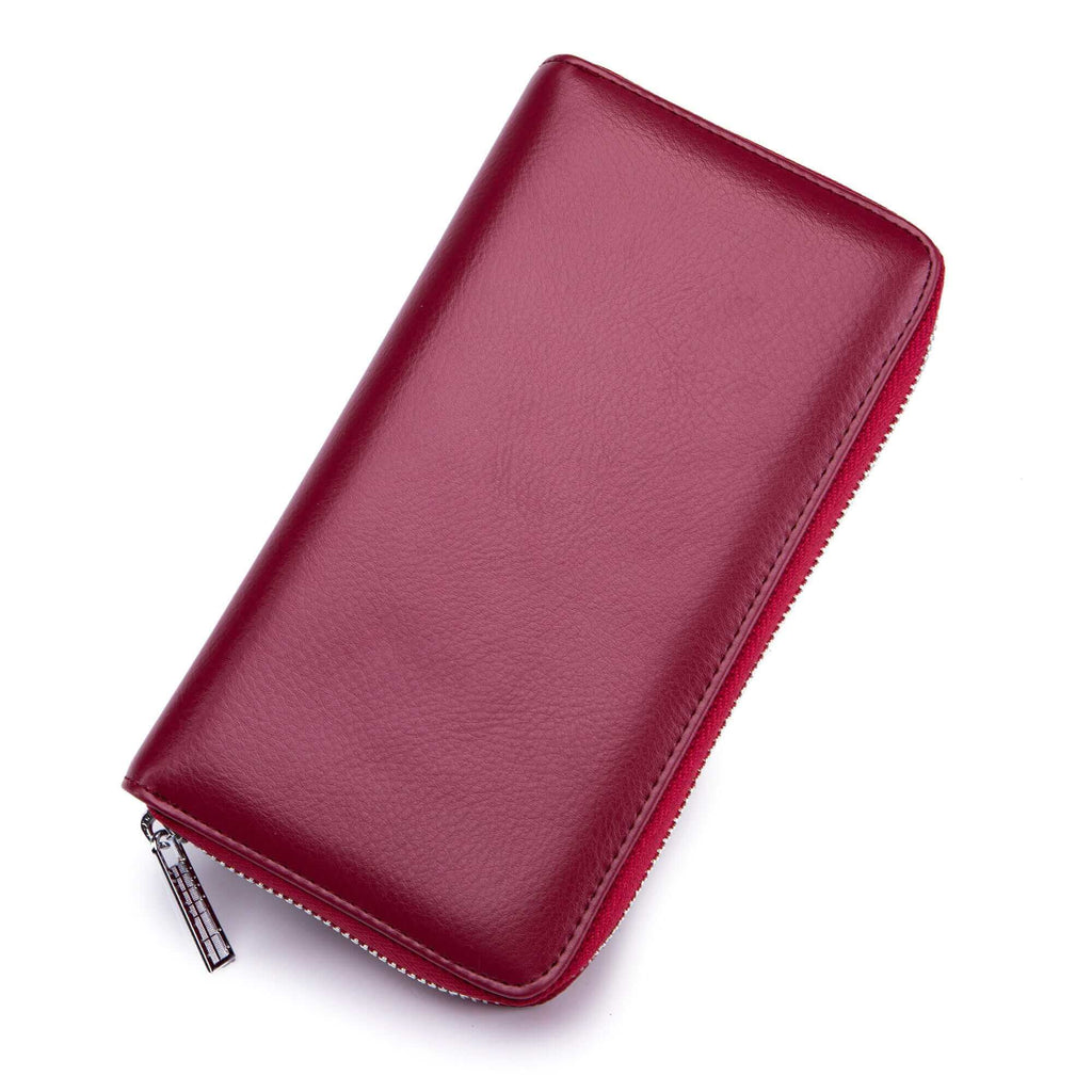 Spacious RFID Leather Card Holder Wallet | Long Design