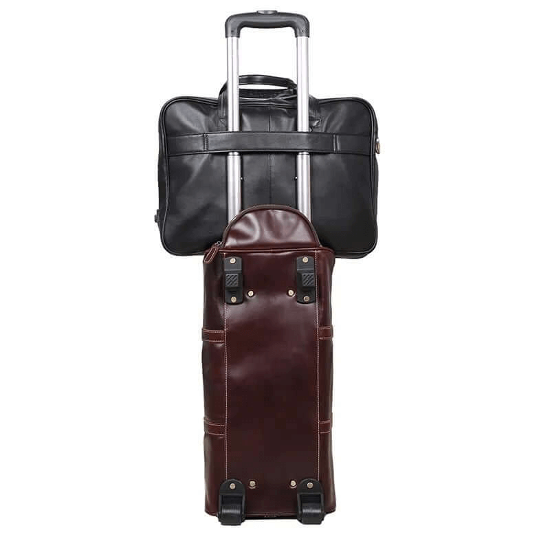 Men's Genuine Leather Large Business Briefcase 17 Inch Laptop Bag NZ