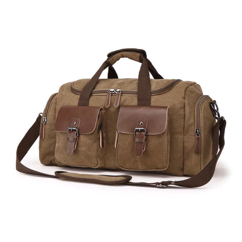 Canvas Travel Weekender Bag NZ | Vintage Duffle Bag 32L