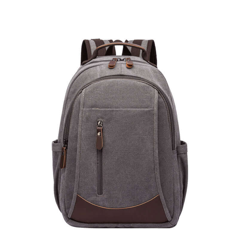 Versatile Canvas Laptop Backpack 23L - Work, Study, and Travel Companion