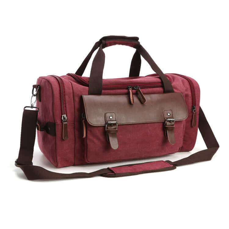 Small Canvas Travel Duffle Bag 26L for Men and Women