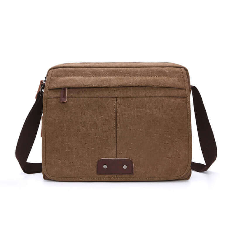 Canvas Messenger Bag | Fits 13.3 Inch Laptop