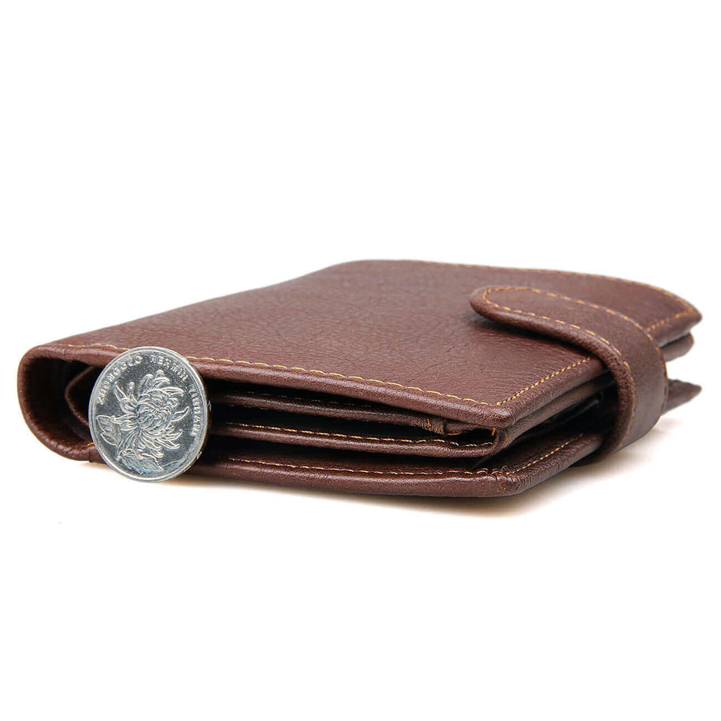 Genuine Leather RFID Wallet NZ Men's