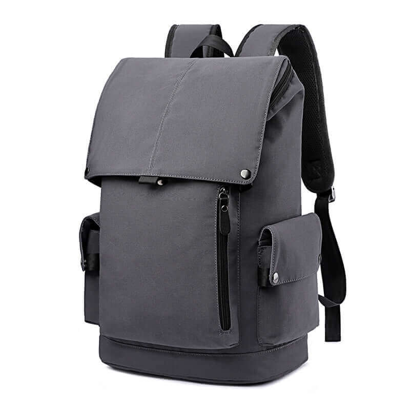 Front view of stylish men's laptop backpack