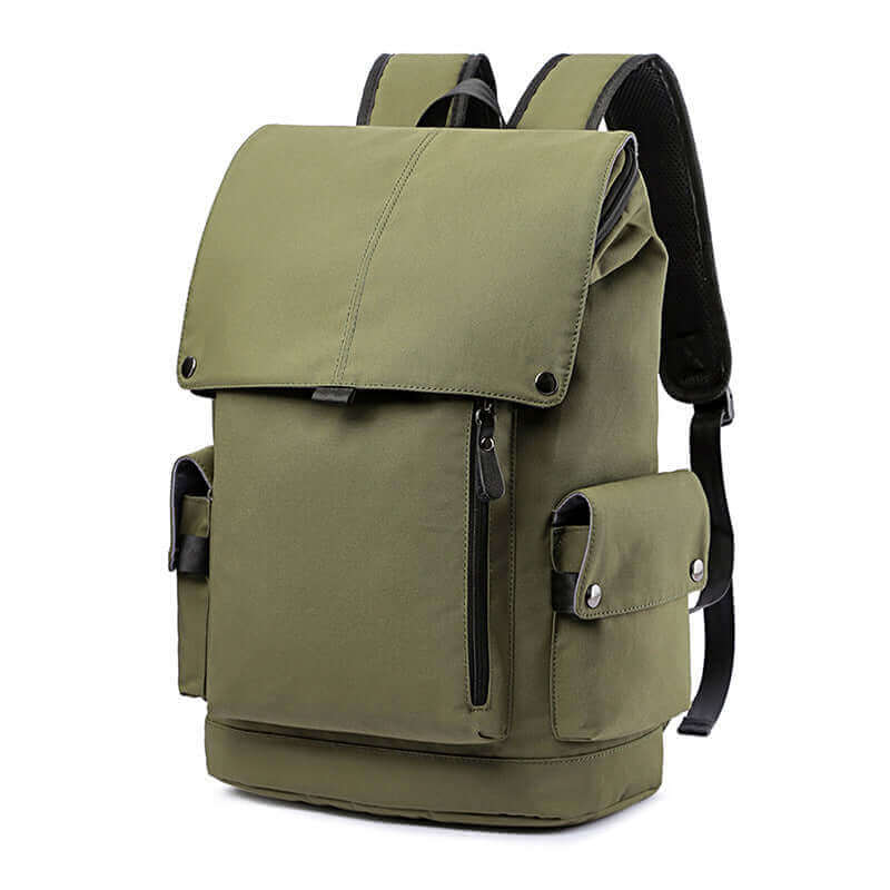 Multiple storage pockets on men's laptop backpack