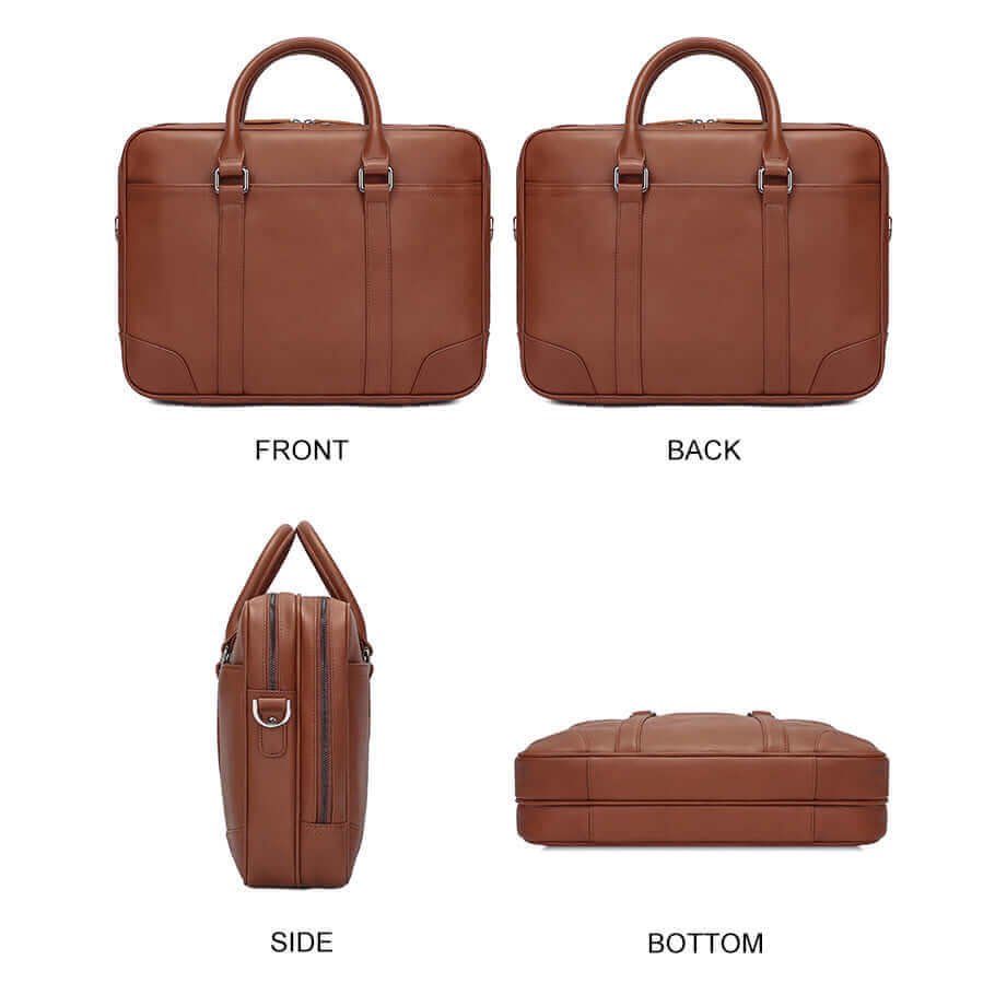 Genuine Leather Briefcase Laptop Business Bag Satchel NZ