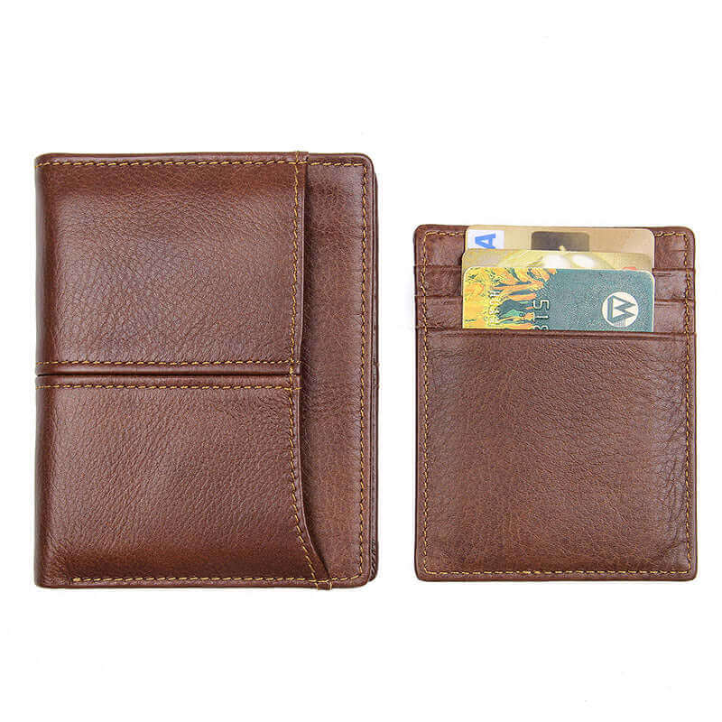 Fashionable men's vertical stitched wallet